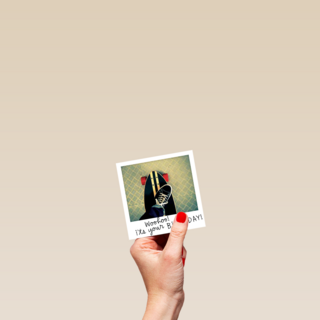polaroid kaart woohoo its your birthday