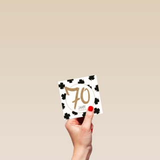 Happy Birthday Verjaardag zeventig