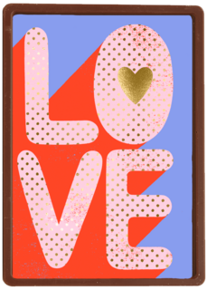 Liefde kaart L O V E
