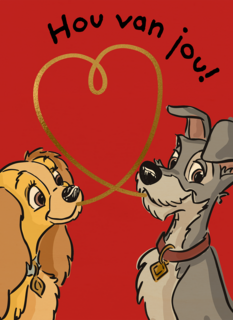 Valentijn Lady Vagebond Hou van jou