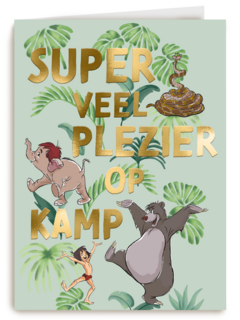 Disney Junglebook op kamp kaart