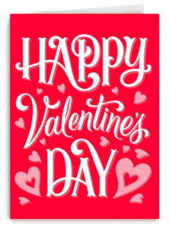 Valentine Happy Valentines Day Red