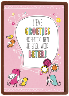 ombouw lieve groetjes hopelijk ben je snel weer beter