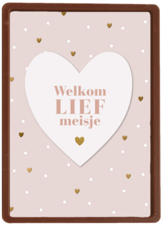 Geboortefelicitatie Welkom lief meisje