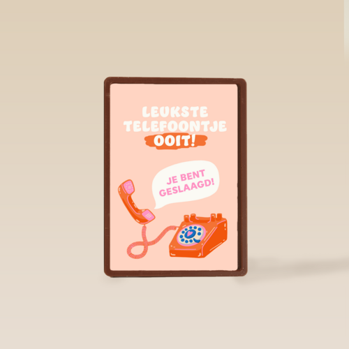 Leukste telefoontje ooit je bent geslaagd