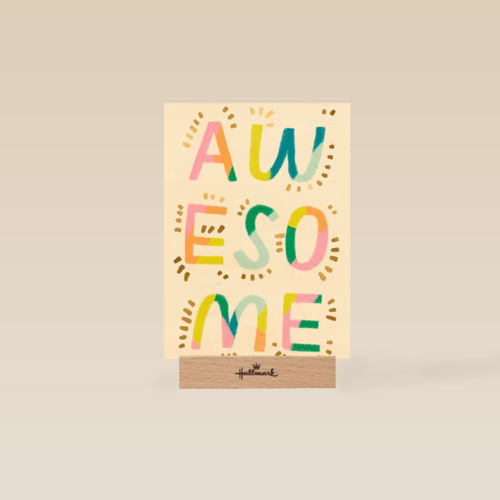 Complimentkaart awesome