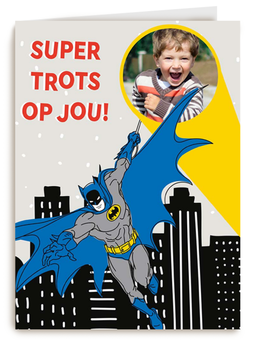 Complimentkaart Batman super trots op jou