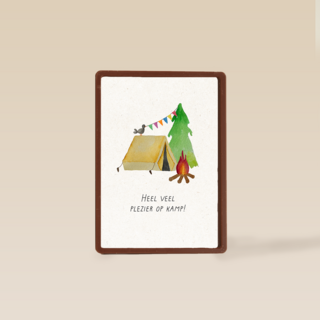 Kampvuur tent Op Kamp