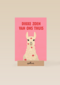 dikke zoen van ons thuis alpaca