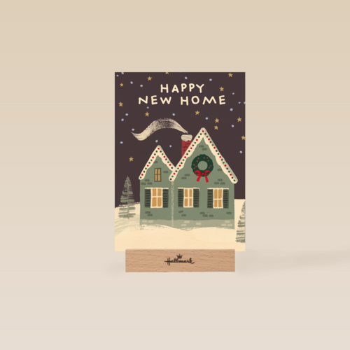 Verhuisd kaart kerst periode