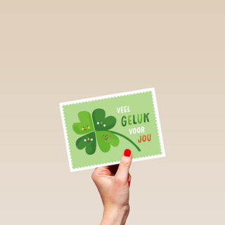 Kinderpostzegels Veel Geluk Voor Jou