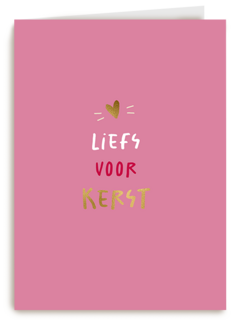 Liefs Voor Kerst Hartje