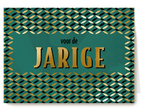 verjaardag kaart voor de jarige