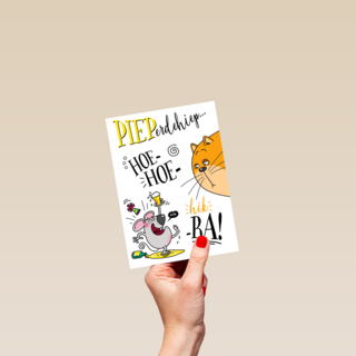 verjaardagskaart pieperdehiep hoera