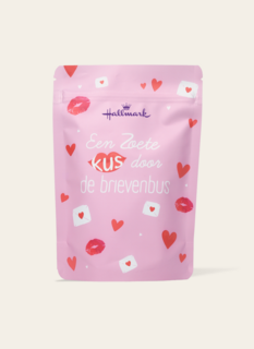 Brievenbus Snoep Een Zoete Kus Door De Brievenbus