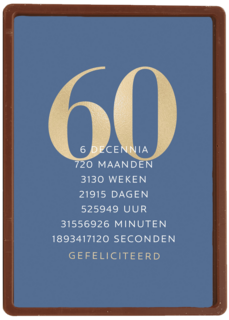 verjaardagskaart 60 720 maanden