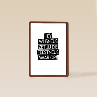 Verjaardagskaart 20 hey wijsneus