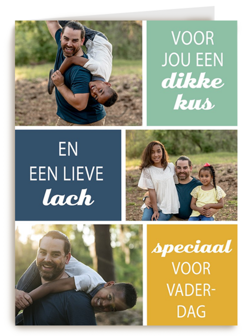 fotokaart vaderdag 3 fotos