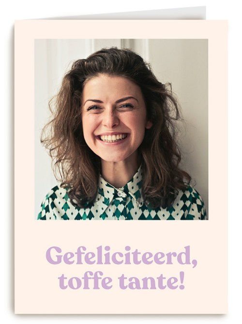 verjaardag fotokaart andc gefeliciteerd toffe tante