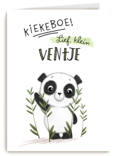 geboorte kaart zoon kiekeboe lief klein ventje