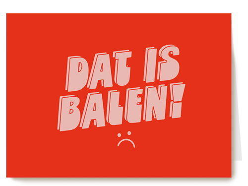 Gezakt Dat is balen