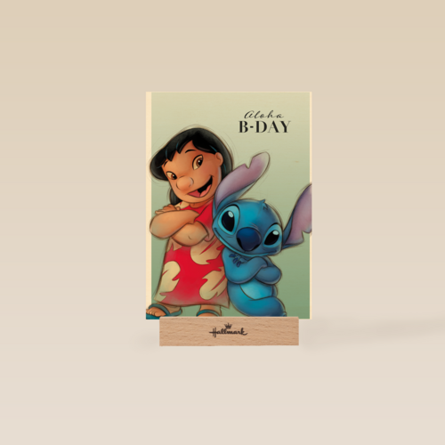 Lilo and Stitch verjaardagskaart aloha birthday