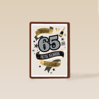 leeftijd vijfenzestig gefeliciteerd hartelijk