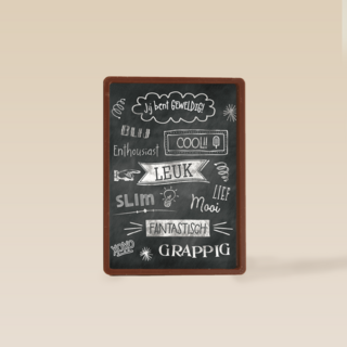 jij bent geweldig krijtbord
