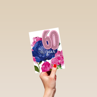 deze bloemen zijn voor je 60ste verjaardag