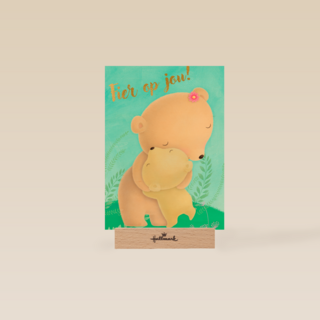 fier op jou met knuffelende beren