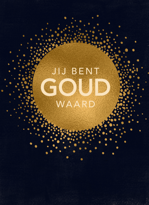 vaderdag kaart stijlvol jij bent goud waard