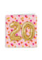ballonnen voor je 20ste verjaardag met veel hartjes