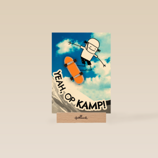 Skater op kamp