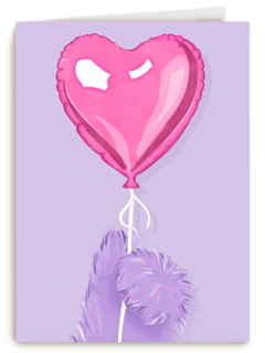 Hart Ballon Fluffy hand