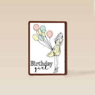 birthday girl ballonnen hip