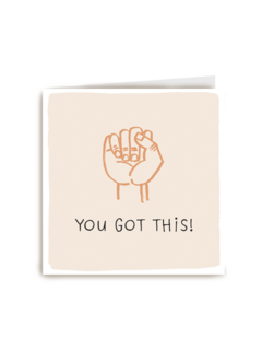 Sterktekaart you got this