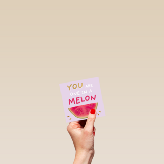 Bedankt kaart You are one in a melon