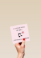gefeliciteerd kaart vrouw a little note to say