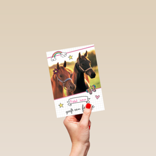 verjaardagsfeest meisje paarden zij geeft een feestje