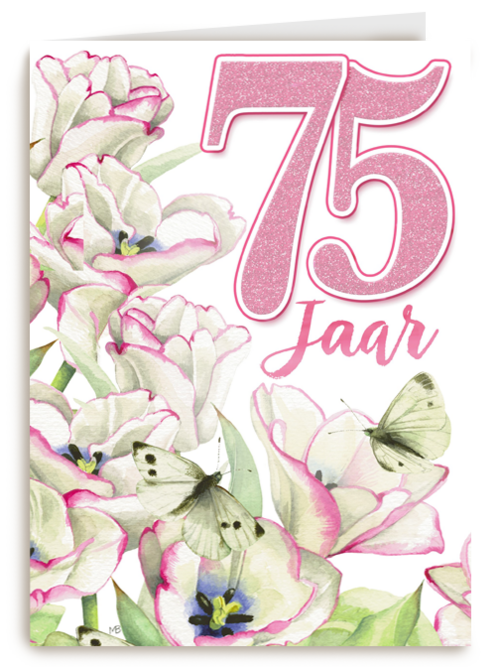 75 jaar bloemen