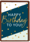 Verjaardagskaart man hip Happy Bday to you