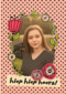 fotokaart verjaardag meisje vrouw hiep hiep hoera
