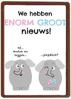 zwangerschap we hebben enorm groot nieuws