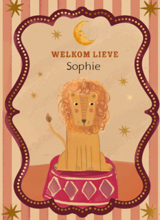 Welkom lieve leeuw