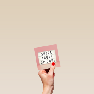 lightbox kaart super trots op jou vrouw