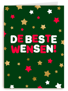 nieuwjaarskaart met tekst de beste wensen