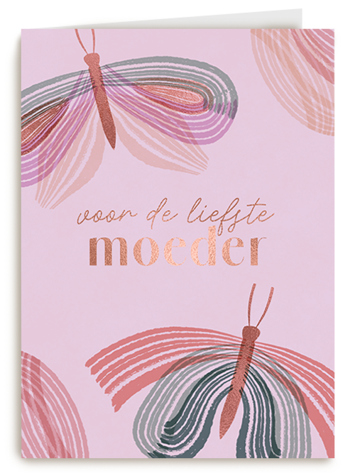 Voor de liefste moeder vlinders