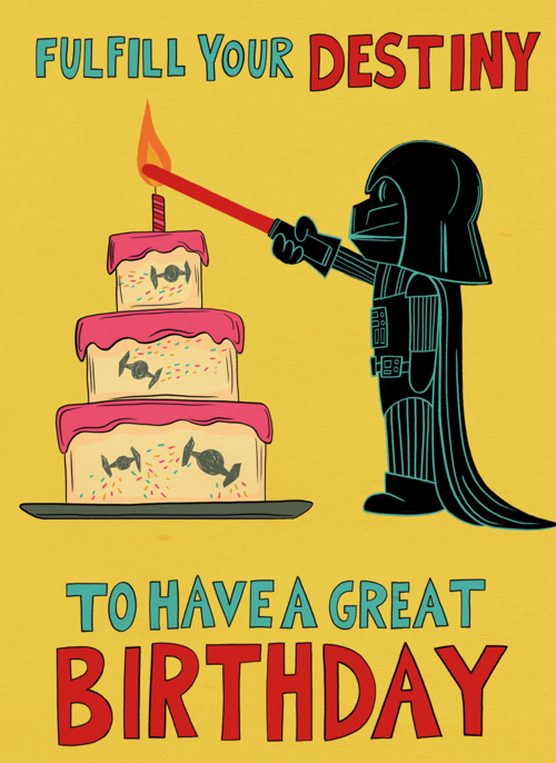 Star Wars Darth Vader fulfill your destiny