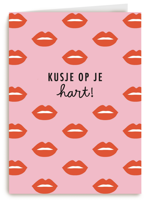kusje op je hart