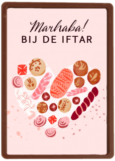 ramadan kaart Marhaba bij de iftar